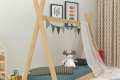 Детская кровать-домик Вигвам 70х140 см деревянная напольная
