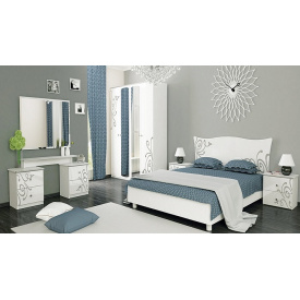 Koмплект мебели в спальню Миро-Марк Богема Белый глянец (30897)