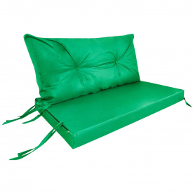 Комплект подушек Tia-Sport Сидушка и спинка Оксфорд Зеленый (sm-0961)