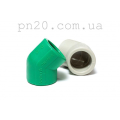 PPR коліно 45° PN20 GreenLife 32 мм (PipeLife) Куп'янськ