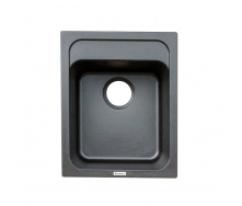 Мийка гранітна для кухні Platinum 4050 KORRADO матова Чорна