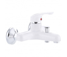 Смеситель для ванны PLAMIX AFINA-009 Белый (без шланга и лейки) (PM0565)