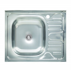 Мийка кухонна з нержавіючої сталі Platinum 6050 L 04/120 Рівне