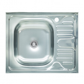 Мойка кухонная из нержавеющей стали Platinum 6050 L 04 / 120
