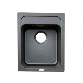 Мийка гранітна для кухні Platinum 4050 KORRADO матова Чорна