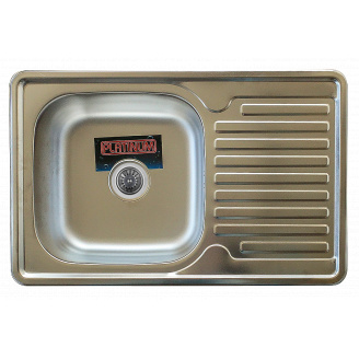 Миття кухонне з нержавіючої сталі Platinum 7850 ДЕКОР 08 / 180