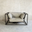 Кресло на металлокаркасе в стиле лофт JecksonLoft Серый 049 Киев