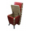 Кухонный уголок Ribeka Мустанг стол, стул и пуф Красный (05A03) Каменское