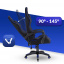 Комп'ютерне крісло Hell's Chair HC-1008 Blue (тканина) Львів