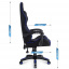 Комп'ютерне крісло Hell's Chair HC-1008 Blue (тканина) Рівне