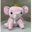 Плед - мягкая игрушка 3 в 1 (Слоник розовый в короне) Ковель