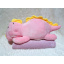 Плед - мягкая игрушка 3 в 1 (Динозаврик розовый) Хмельницкий