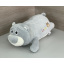 Плед - мягкая игрушка 3 в 1 (Медвежонок серый лежачий) Березнеговатое