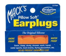 Беруши MACK`S Pillow Soft силиконовые оранжевые для взрослых 2 пары