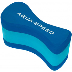 Колобашка для плавания Aqua Speed 3 layers Pullbuoy 22.8 x 10.1 x 12.3 cм 5641 (161) Голубая с синим Обухов
