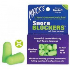 Беруші MACK`S Snore Blockers м'які 12 пар Буча