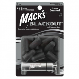 Беруши MACK`S BLACKOUT FOAM с контейнером 7 пар