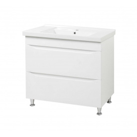 Тумба для ванної кімнати Пектораль 100 білий з умивальником Albatross (Modern Box)