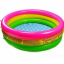 Детский надувной бассейн Intex 58924-3 Радуга 86 х 25 см с шариками 10 шт тентом подстилкой насосом Хмельницький