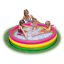 Детский надувной бассейн Intex Радужный с шариками 10 шт тентом подстилкой насосом 114 х 25 см Разноцветный (hub_8s1a5w) Дніпро