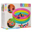 Бассейн детский Intex 3 кольца с шариками 48674 86х25 см Разноцветный Костополь