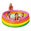 Детский надувной бассейн Intex 56441-3 Радуга 168 х 46 см с шариками 10 шт тентом подстилкой и насосом Житомир