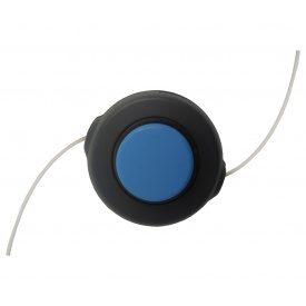35-10004 Катушка для триммера с жилкой синяя кнопка