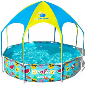 Bestway Детский каркасный бассейн Bestway 56432 (244х51 см) с теном