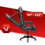 Комп'ютерне крісло Hell's HC-1039 Gray-Black (тканина) Виноградов