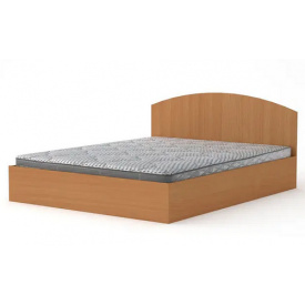 Двуспальная кровать-160 Компанит с изголовьем лдсп бук