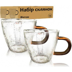 Набор S&T 4 чашки Frost стеклянные 250 мл DP114738 Тернопіль