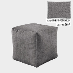 Бескаркасное кресло пуф Кубик Coolki 45x45 Серый Микророгожка (7907)) Одеса