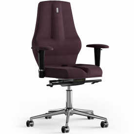 Кресло KULIK SYSTEM NANO Ткань без подголовника без строчки Фиолетовый (16-909-BS-MC-0509)