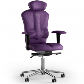 Кресло KULIK SYSTEM VICTORY Антара с подголовником без строчки Фиолетовый (8-901-BS-MC-0306)