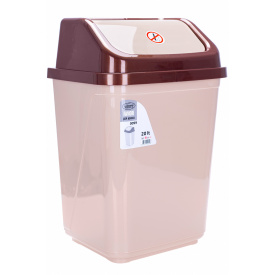 Контейнер для мусора VIOLET HOUSE COFFEE-CAPPUCHINO 35х22,5х30 см Коричневый (6619356)