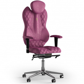 Кресло KULIK SYSTEM GRAND Антара с подголовником со строчкой Розовый (4-901-WS-MC-0312)
