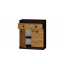 Комод с дверями и ящиком Эверест Соната-4 80х38х94 венге темный + дуб крафт золотой (EVR-2066) Луцьк