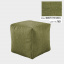 Бескаркасное кресло пуф Кубик Coolki 45x45 Зеленый Микророгожка (7921) Ізмаїл