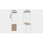 Столик приставной Терри Ferrum-decor 650x440x330 Белый металл ДСП Дуб Сонома 16 мм (TERR011) Херсон