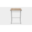 Столик приставной Терри Ferrum-decor 650x440x330 Серый металл ДСП Дуб Сонома 16 мм (TERR018) Камень-Каширский