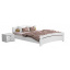 Двуспальная кровать деревянная Estella Венеция 180х200 см в белом цвете Кременчуг