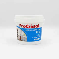 Краска акриловая интерьерная Ирком ProCristal Lux IР-233 белая матовая 1 л Херсон
