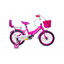 Велосипед детский двухколёсный 16" Scale Sports T15 розовый