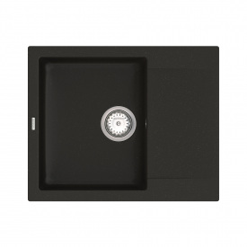 Кухонная Мойка Vankor Orman Omp 02.61 Black + Сифон Vankor