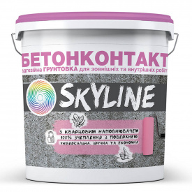 Бетонконтакт адгезионная грунтовка SkyLine 1400 г Розовый