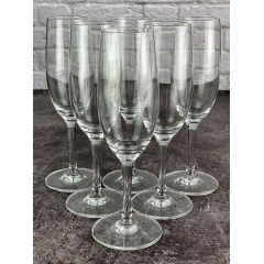 Набор бокалов для шампанского 6 шт 165 мл Donna Bormioli Rocco 8085/77 Еланец