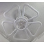 Люстра потолочная LED 25573 Белый 10х62х62 см. Дзензелівка