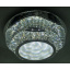 Люстра потолочная хрустальная LED с пультом 25661 Хром 18х50х50 см. Ворожба