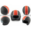 Шлем открытый (mod:062) (size:XL, черно-красный матовый, солнцезащитные очки) LS2 Весёлое