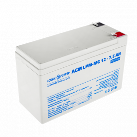 Акумулятор AGM LogicPower LPM-MG 12-7,5 AH